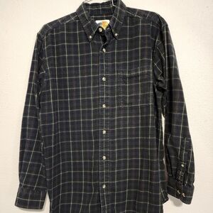 Men's  Medium Bass Pro Shop Green Plaid shirt